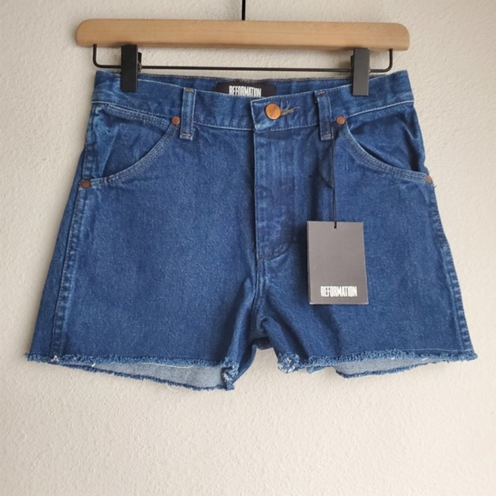 Reformation Wrangler in True Blue size 27 NWT